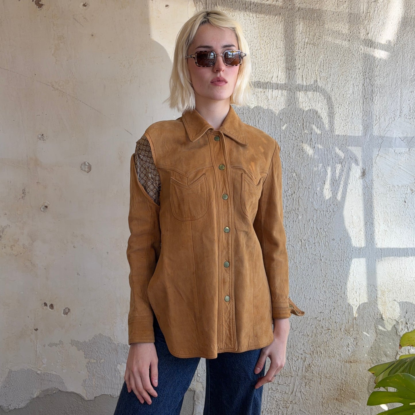 VTG Buckskin Western Jacket S/M