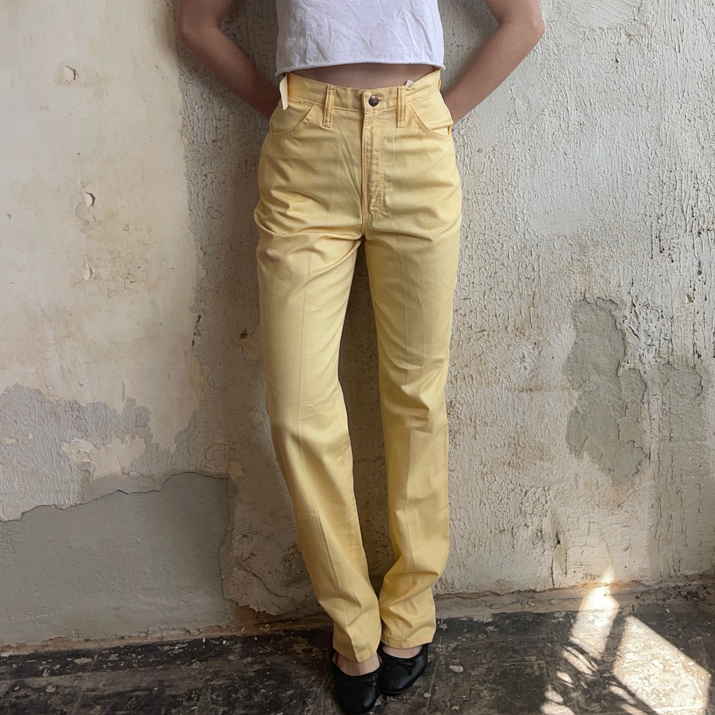 Dee Cee Butter Yellow Pants Sz. 4/26w