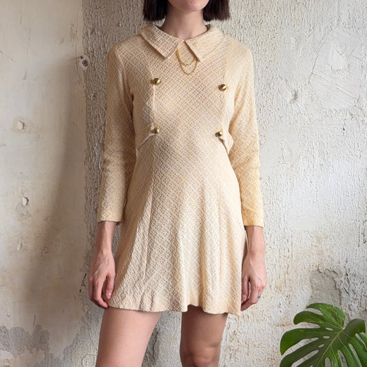 VTG Peach Dress S