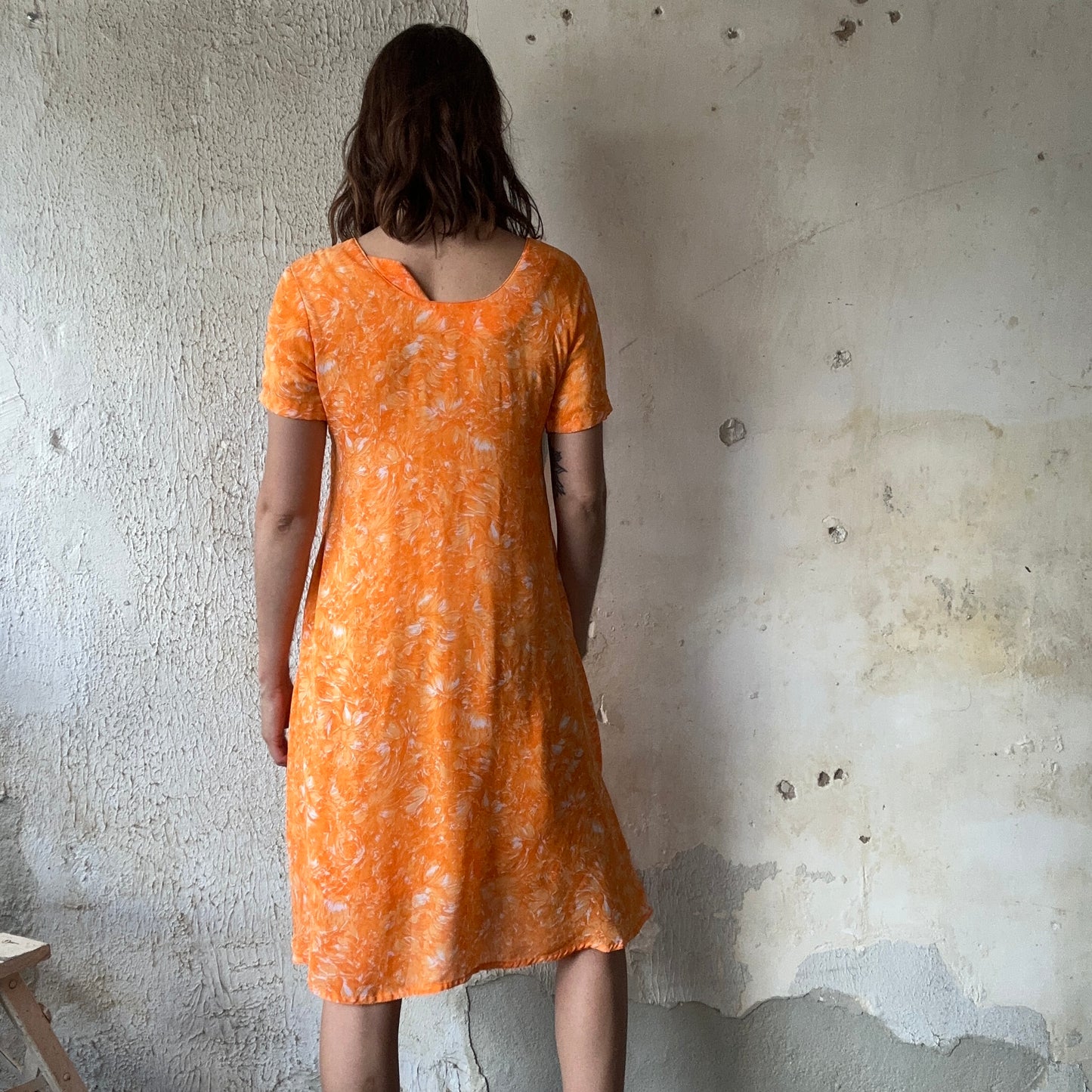 VTG. Summer Clementine Chiffon Dress S
