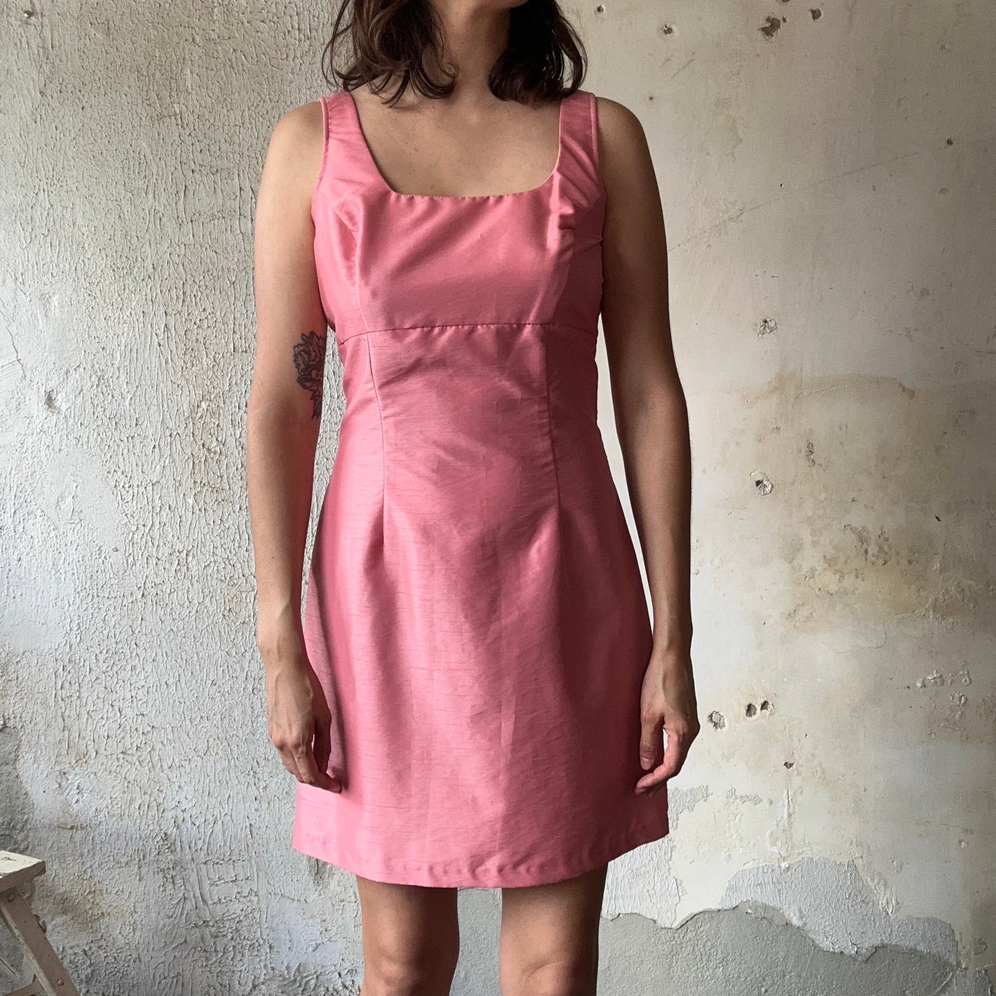 Alyn Paige Shiny Pink Mini Dress S