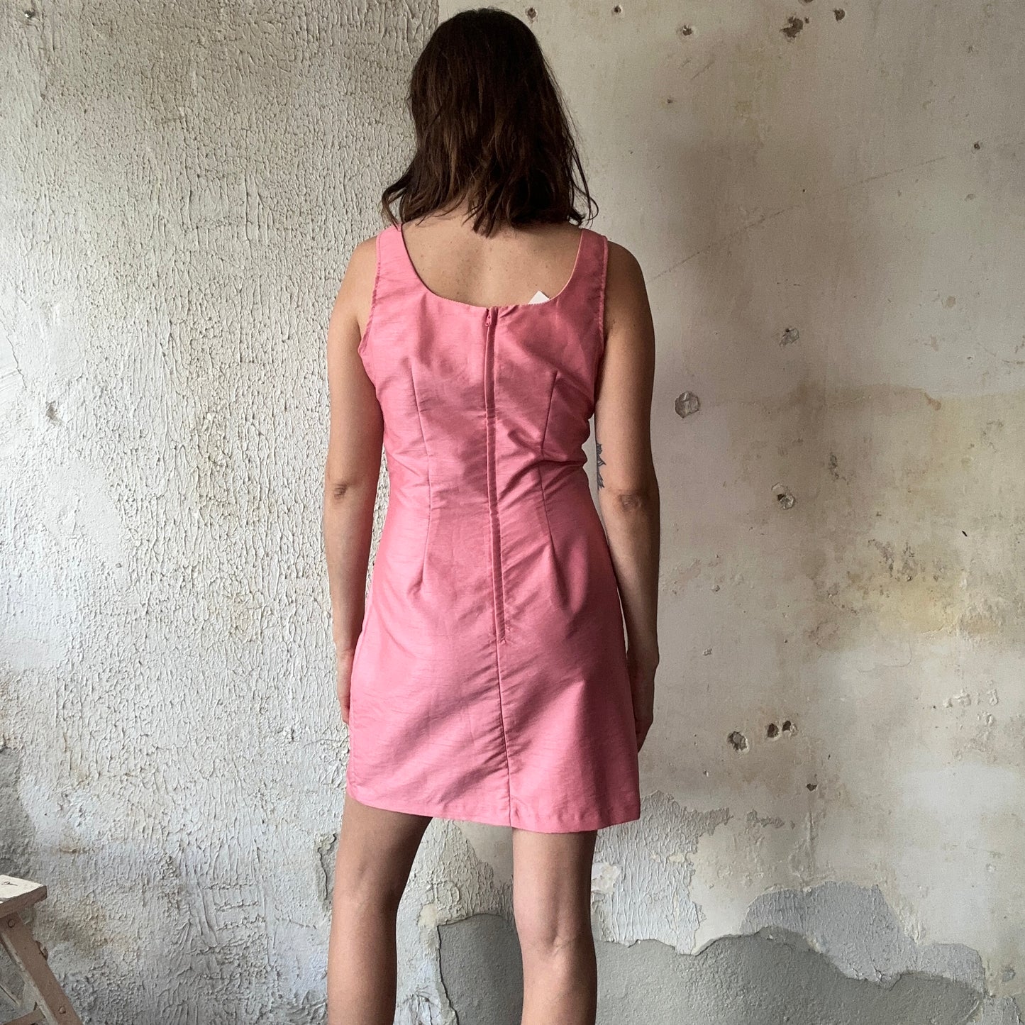 Alyn Paige Shiny Pink Mini Dress S