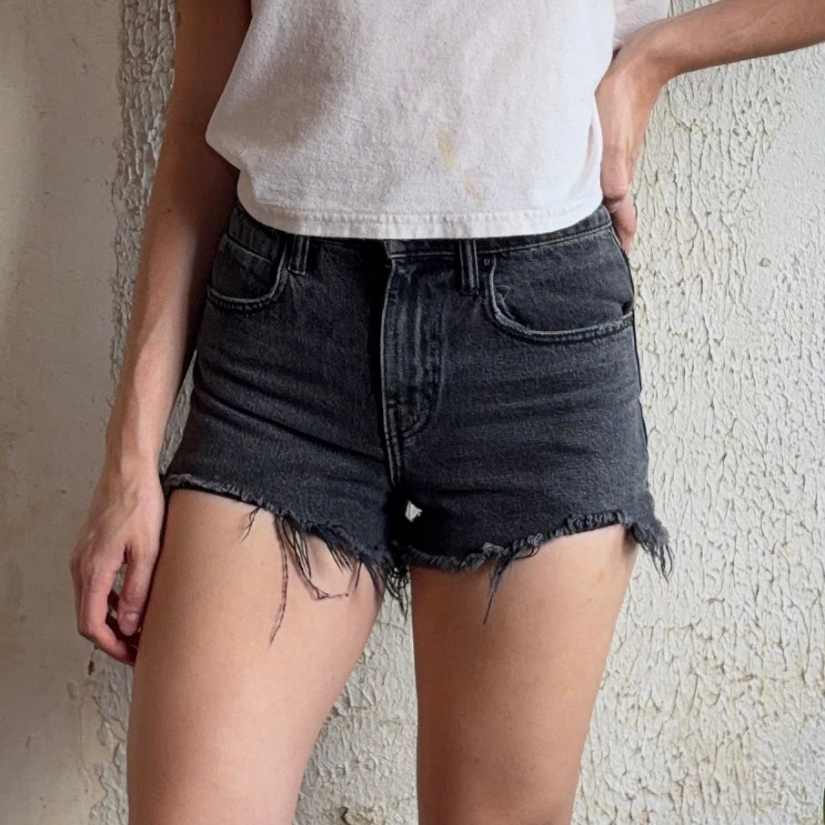 Black Denim Cutoffs Alexander Wang XS