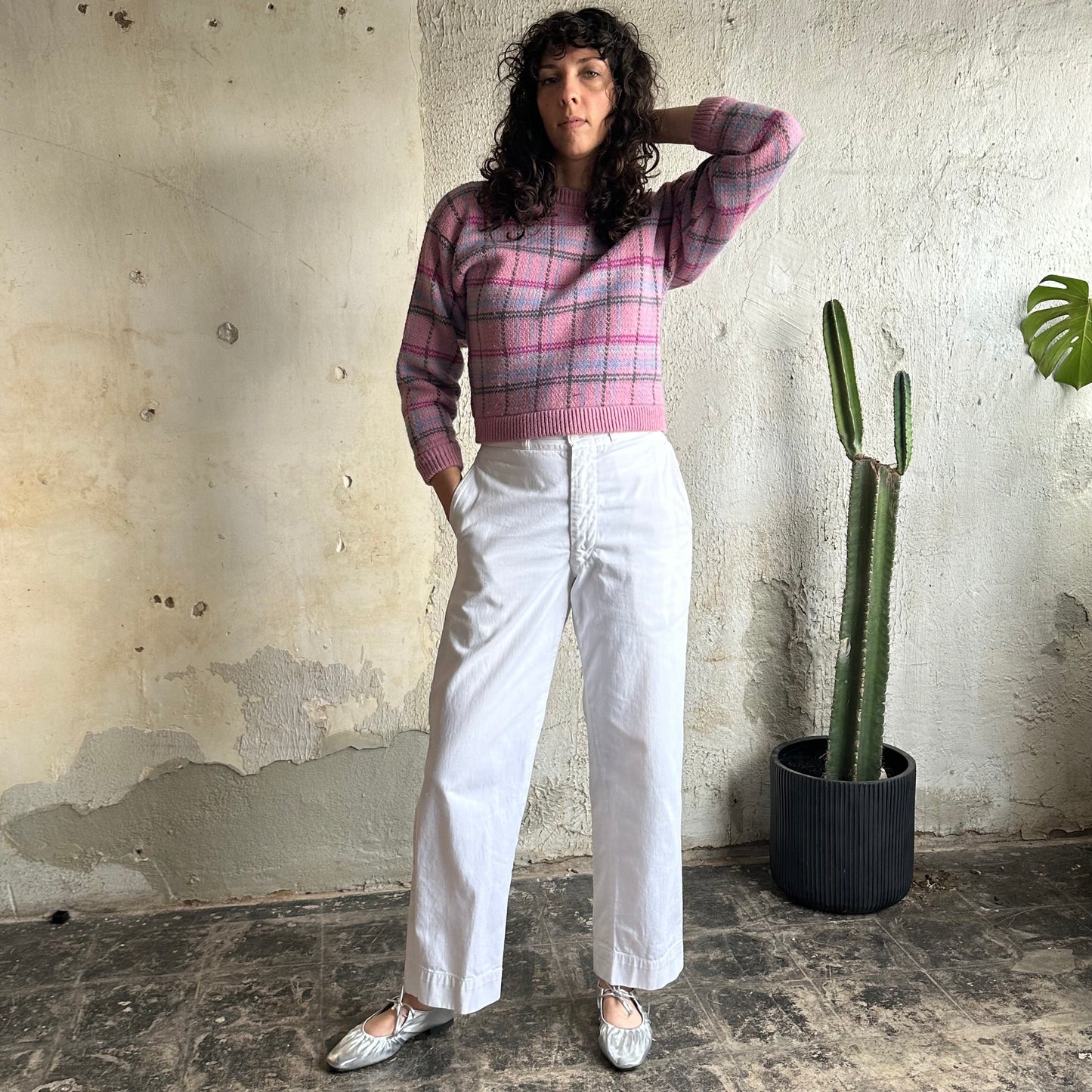 VTG Italian Pink Sweater M