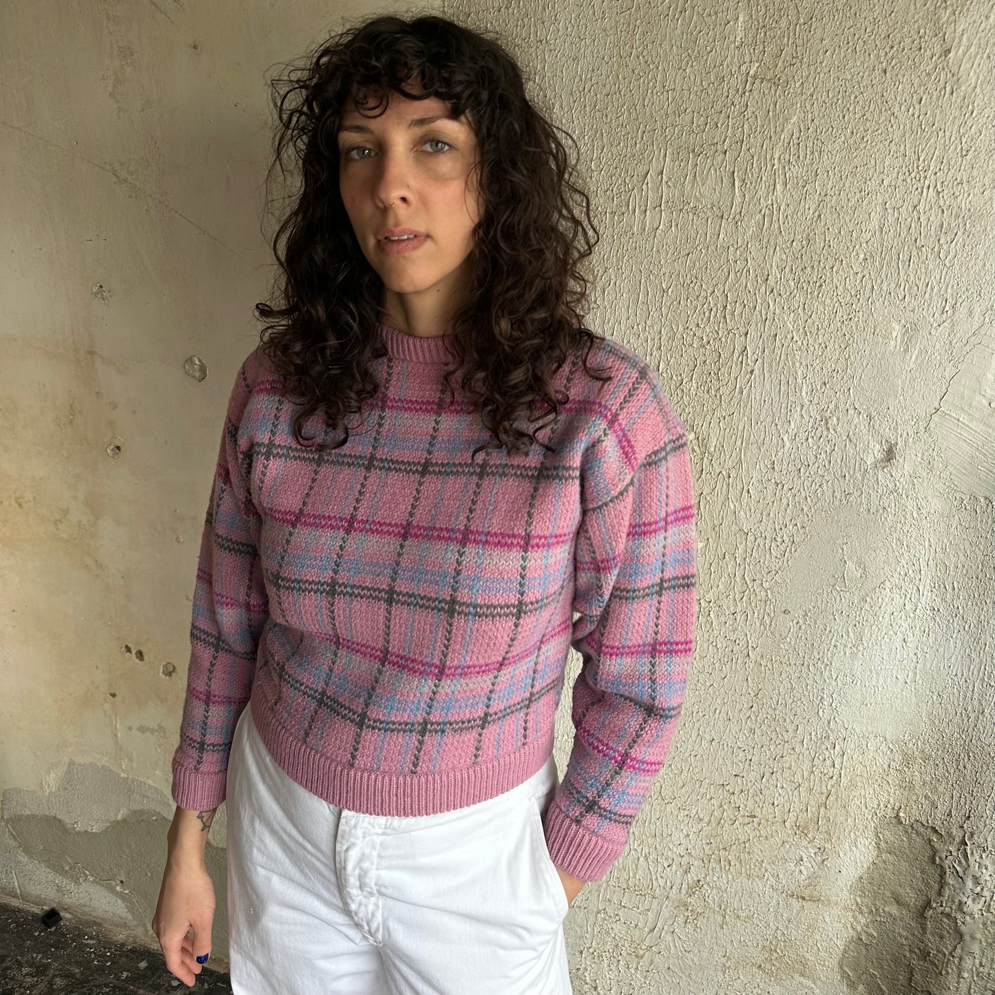 VTG Italian Pink Sweater M