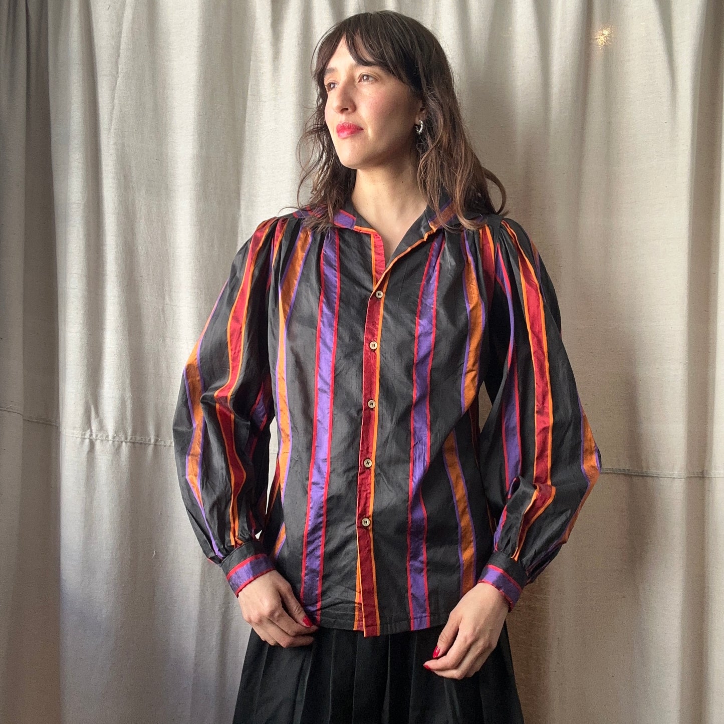 Jospeh Picone Striped Blouse M