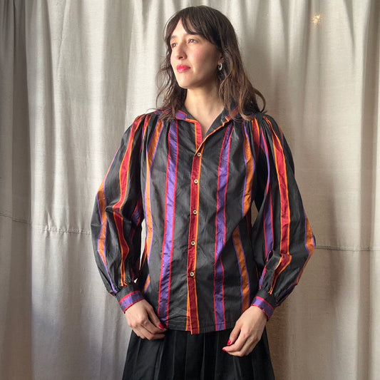 Jospeh Picone Striped Blouse M