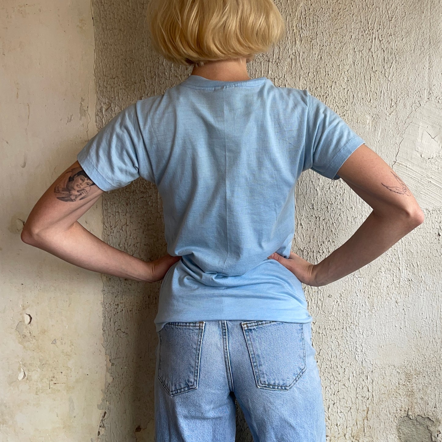 VTG Hanes 1979 Full Moon Mechanic Tee S