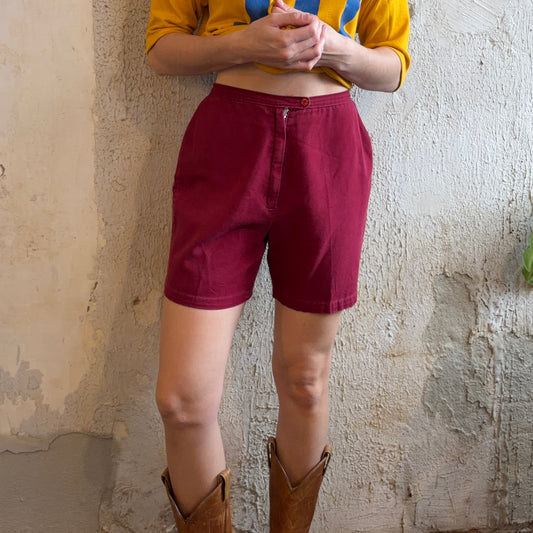 Burgundy Shorts VTG S